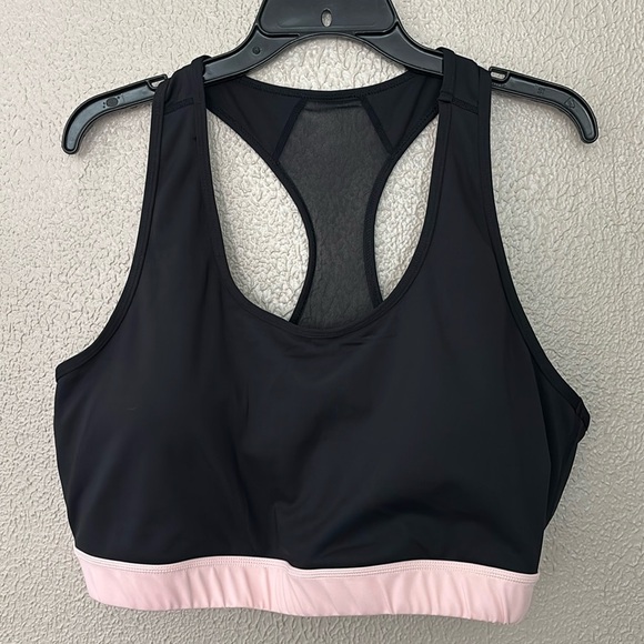 LuLaRoe Other - Women’s Plus Size, Rise by LuLaRoe Sports Bra, Low Impact, 2X Black/Pink